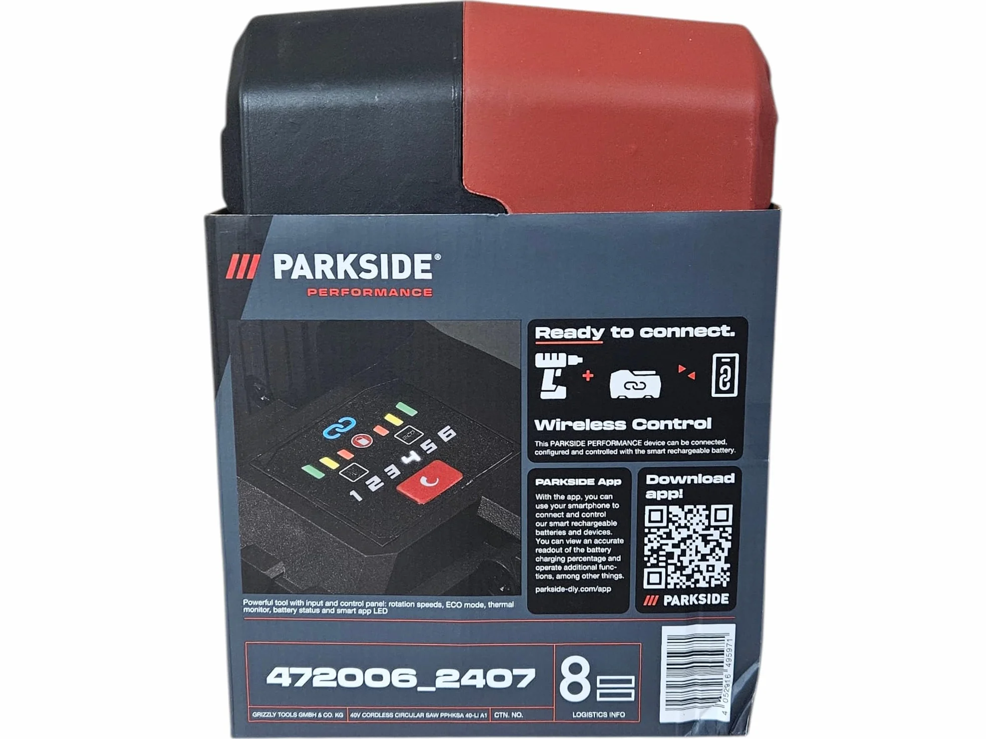 PARKSIDE PERFORMANCE® 40 V akumulatorowa ręczna piła tarczowa »PPHKSA 40-Li A1«, bez akumulatora i ładowarki