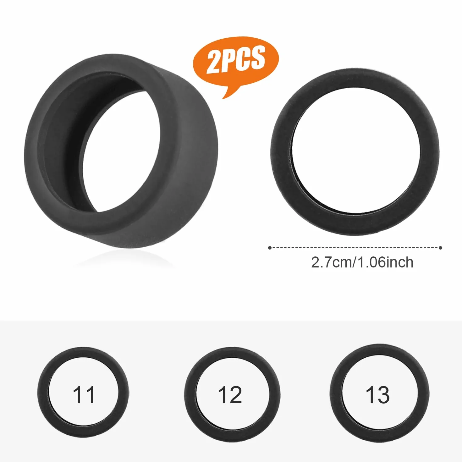 Silikonowa Oslona Pierscienia Kompatybilna z Gen 3, Etui na Pierscien Oura Czarny M 11/12/13