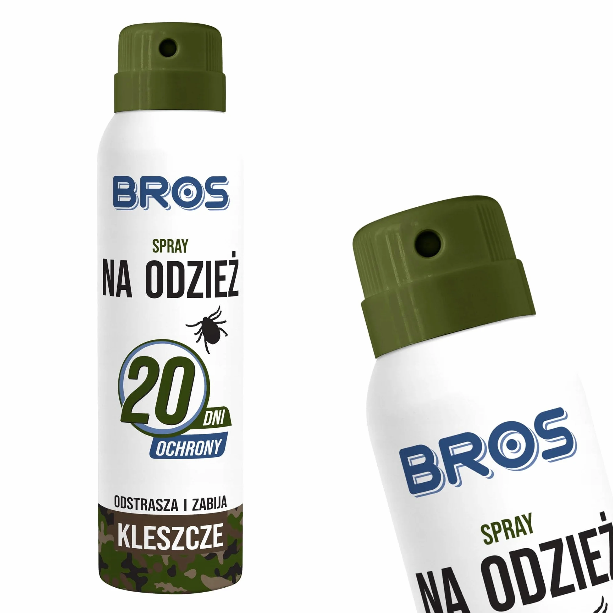 BROS Spray na odzież - odstrasza i zabija kleszcze, 90ml
