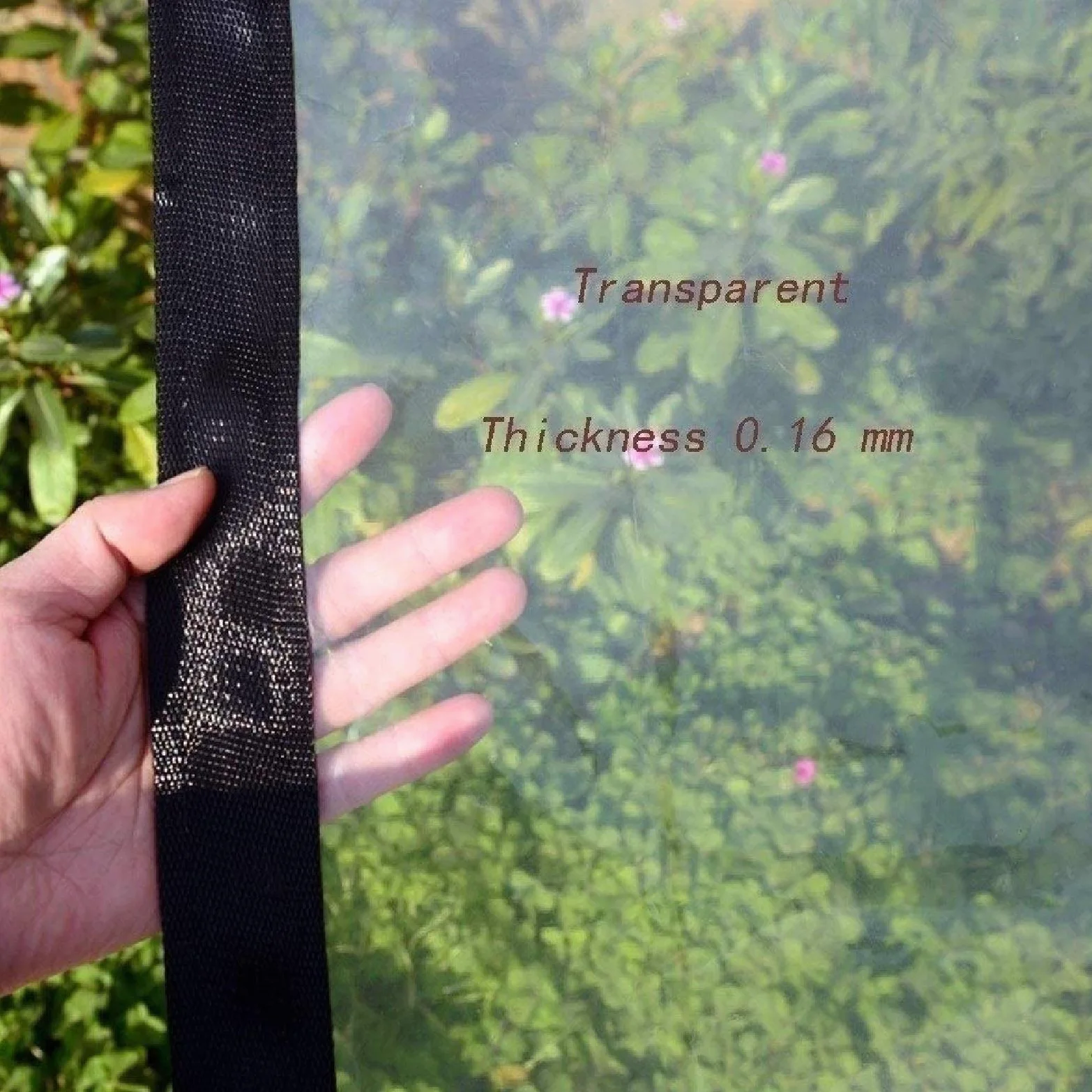 LIJINBO Przezroczyste wodoodporne plandeki, wytrzymałe wiatroszczelne polipropylenowe pyłoszczelne zabezpieczone sznurkiem bungee do drobiu budowlanego, szklarni, stodoły, budy (kolor: Przezroczysty, rozmiar: 2 x 10 m)