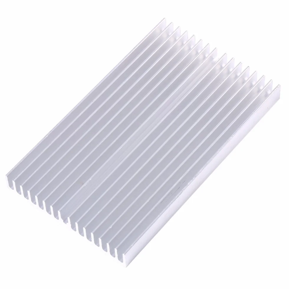 Aluminiowy radiator chłodzący 100x60x10 mm do komputera IC LED
