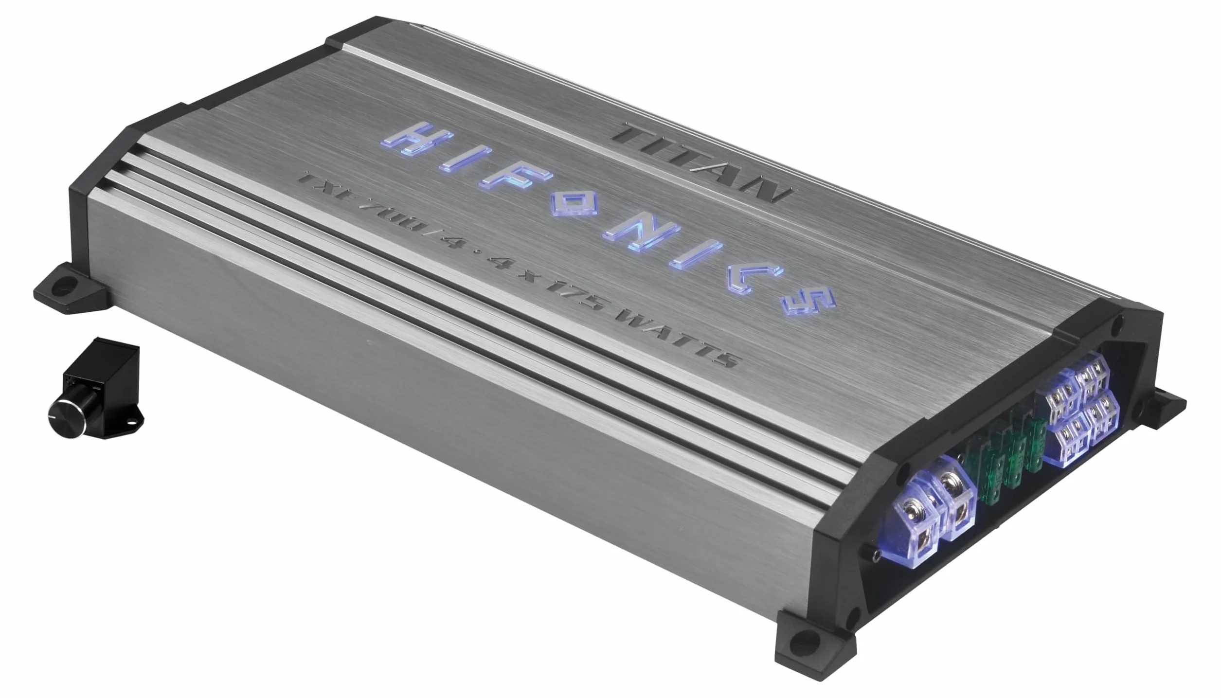 HiFonics TXE 700/4 4-kanałowy wzmacniacz Class-AB z 740 W RMS