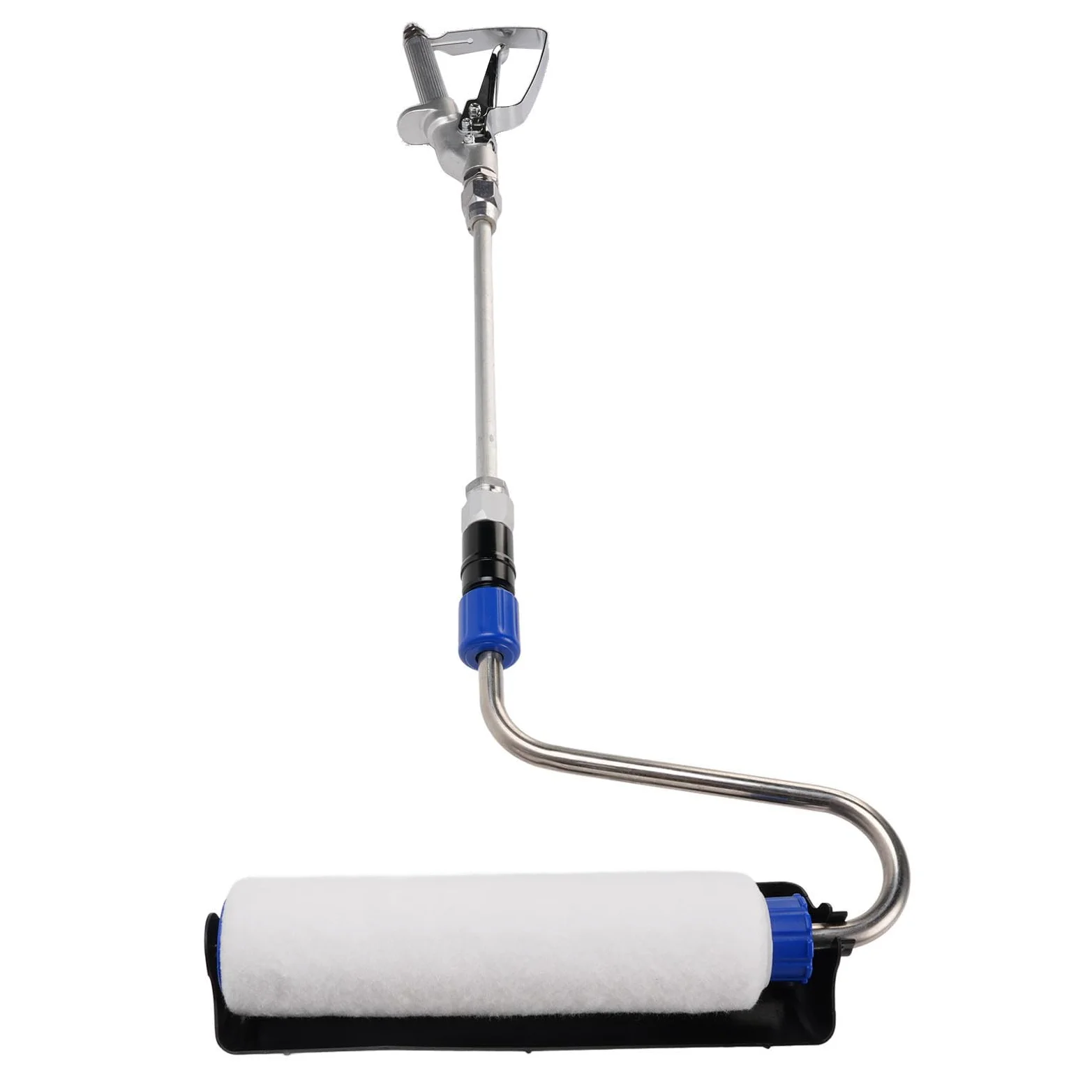 Airless Paint Sprayler Roller, Automatyczne Dozowanie Farby Bez Powietrza Pistoletu Natryskowego ze Stali Nierdzewnej Aluminium Aluminium Samokrotne Wałka do Domu do Domu