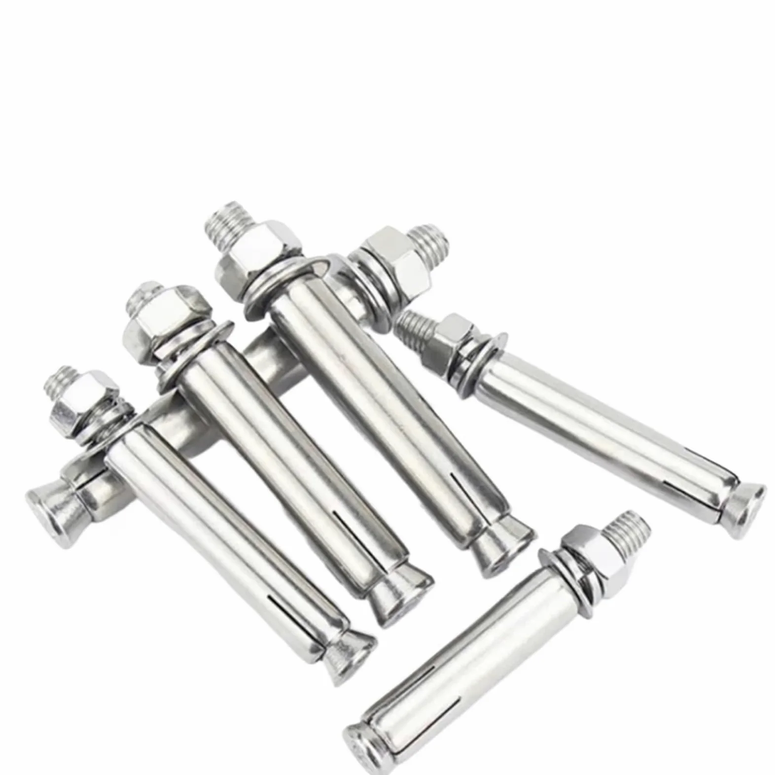 Kotwa Rozporowa M12 Stal Nierdzewna 316 50 Szt | Kotwy Rozporowe M12 - 50 Szt Mocne Kotwy do Betonu ze Stali Nierdzewnej 316(50Pcs,M10x80)