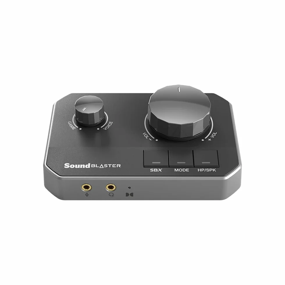 Sound Blaster G8 - Hi-Res Gaming USB DAC z podwójnym interfejsem audio USB i w pełni konfigurowalnym silnikiem Acoustic Engine i 10-pasmowym korektorem