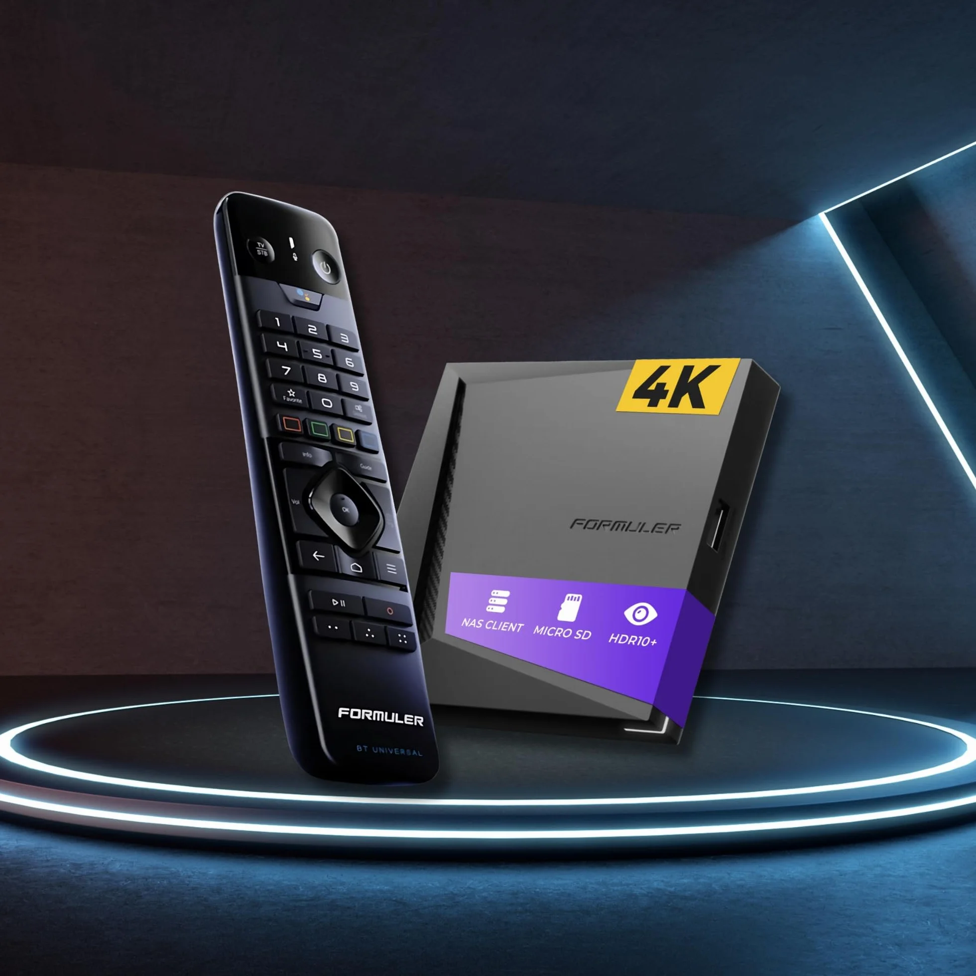 Formuler Z11 PRO MAX 4K BT1-Edition Android 11 OTT odtwarzacz multimedialny, 4K UHD HDR10+ Smart OTT IP Media Streaming Box, Wi-Fi, pilot BT, obsługa Widevine L1, aplikacja MYTVOnline3, kabel HTS