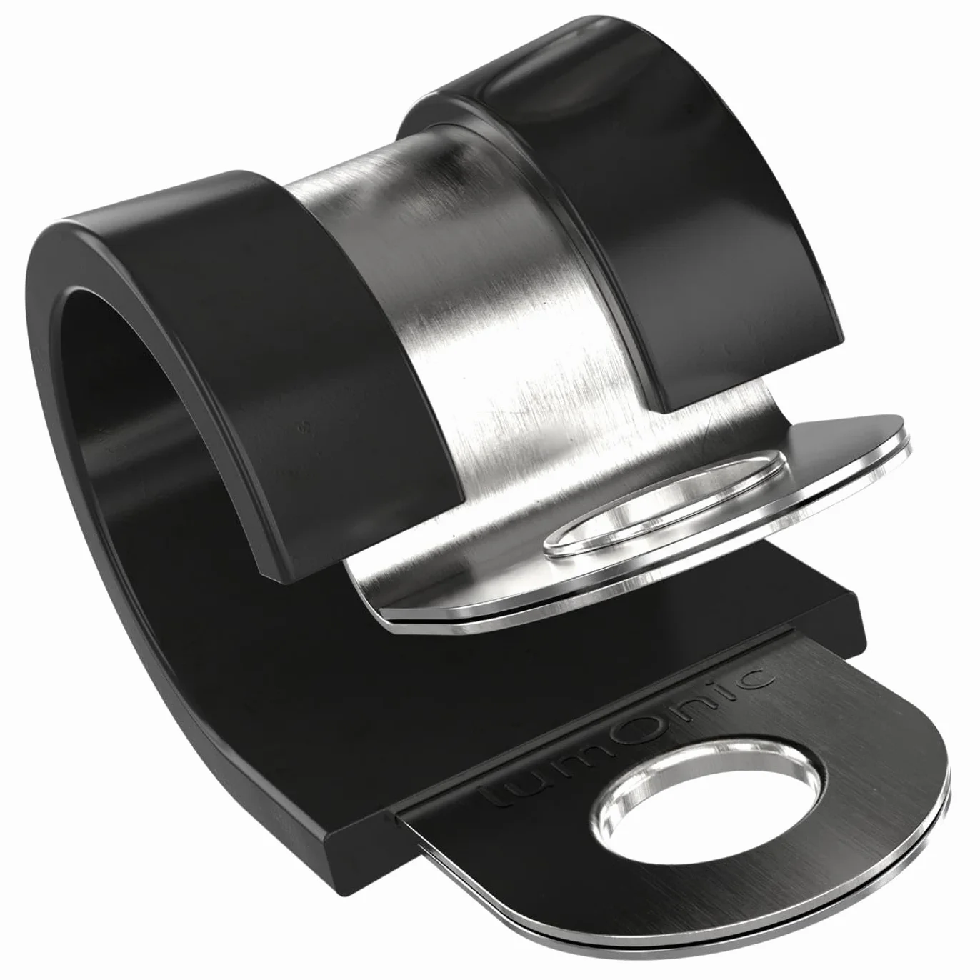 Lumonic 5x 10mm klipsy do rur z wkladka gumowa I Klipsy kablowe do przykrecania I Klips do weza 10mm, klipsy do rur, klips mocujacy 10mm, uchwyt do rur