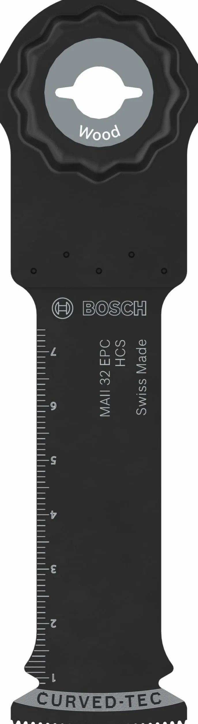 Bosch 1x Brzeszczot do cięcia wgłębnego MAII 32 EPC (do Miękkie drewno, Szerokość 32 mm, Professional Akcesoria Narzędzie wielofunkcyjne)