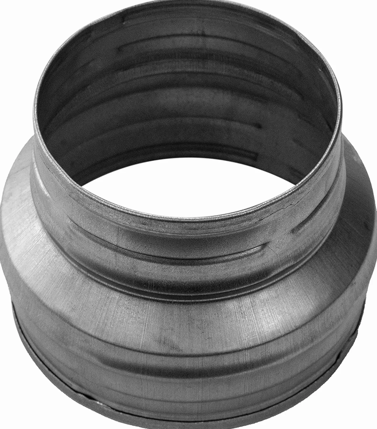 Vent Systems Adapter redukcyjny rury 160 mm do 125 mm – złącze redukcyjne do systemów wentylacji HVAC, rury wentylacyjnej, rury wylotowej, łącznika klimatyzacji – redukcja rury okrągłej/redukcja