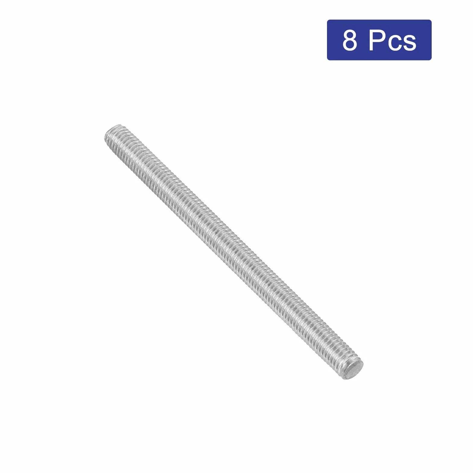 QUARKZMAN 8 szt. Pręt z pełnym gwintem, M5 x 70 mm stal nierdzewna 304 Szpilki z gwintem prawym gwintem M5-0,8 do montażu mebli maszyn