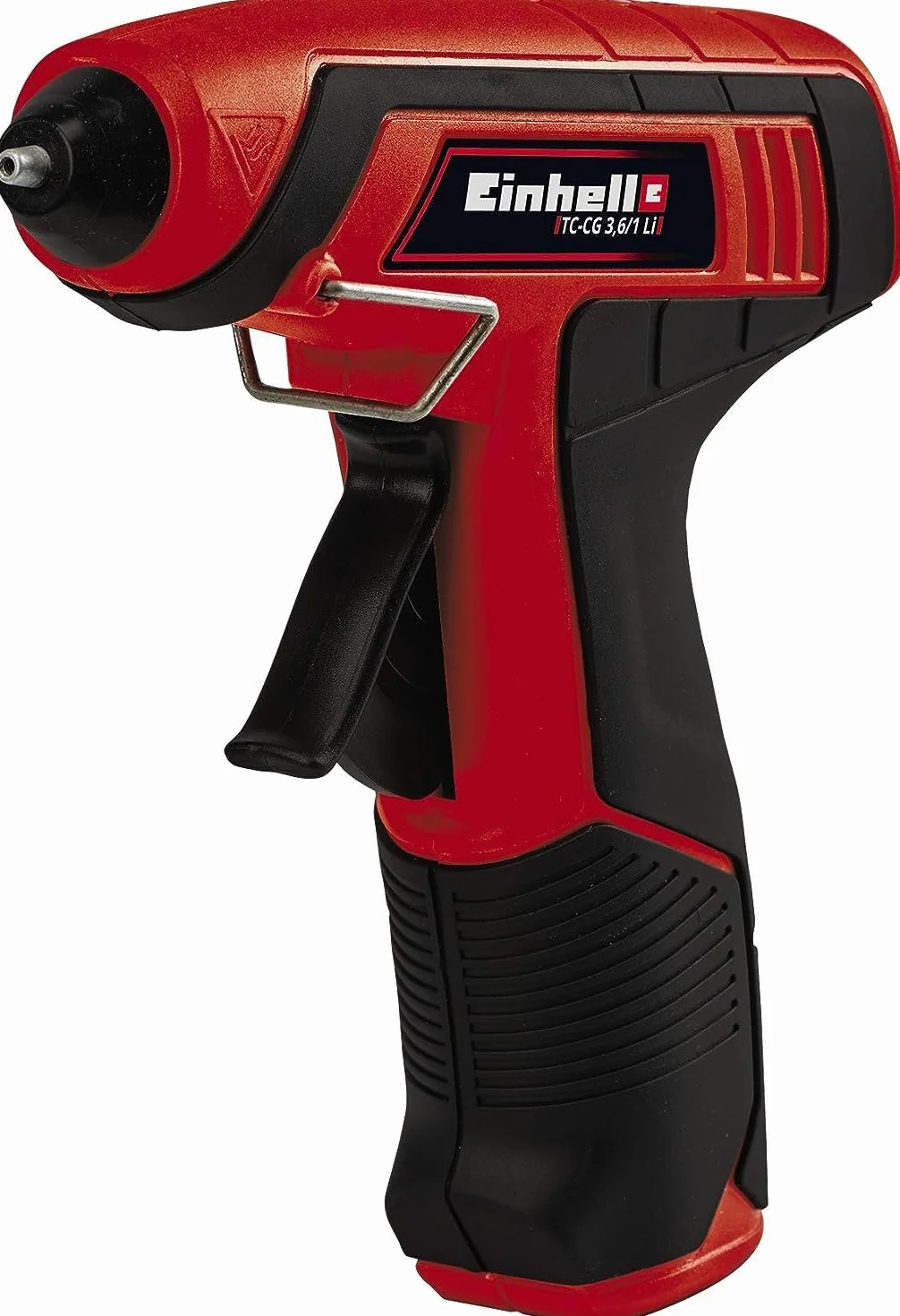 Einhell Akumulatorowy pistolet do klejenia na gorąco TC-CG 3,6/1 Li (litowo-jonowy, maks. 160 °C, 150 mm długości kleju, system zapobiegający kapaniu, czas nagrzewania 30 sekund, w zestawie metalowe