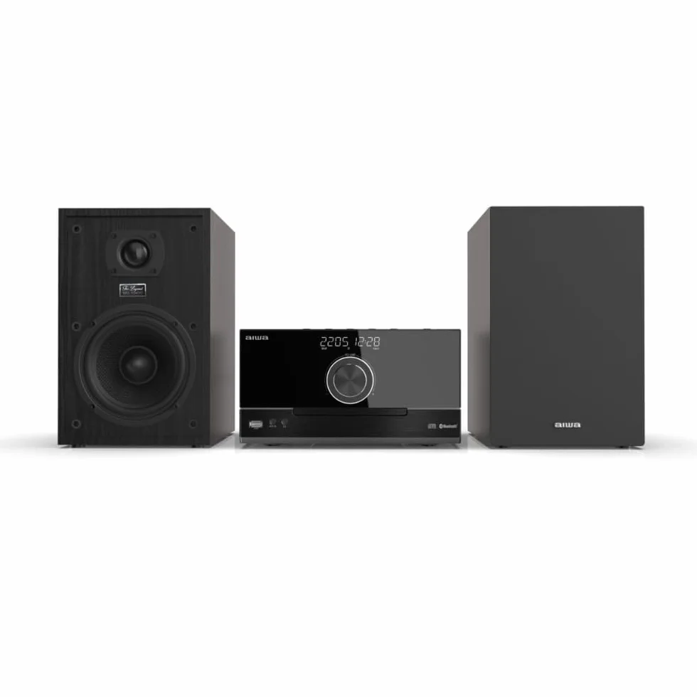 Mikrowieża Aiwa MSBTU-600 Bluetooth, CD, USB, AUX IN, moc wyjściowa 2 x 50 W RMS, kolor: czarny
