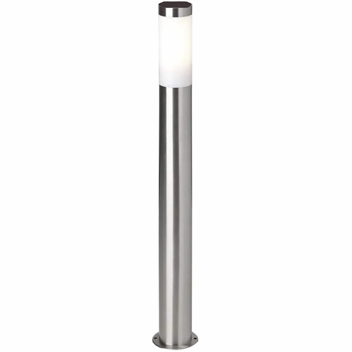CGC ASTER Zewnętrzna latarnia/lampa słupkowa 100 cm ze stali nierdzewnej do ogrodu, patio, ganku, tarasu, ścieżki, podjazdu 220-240V, E27, IP54