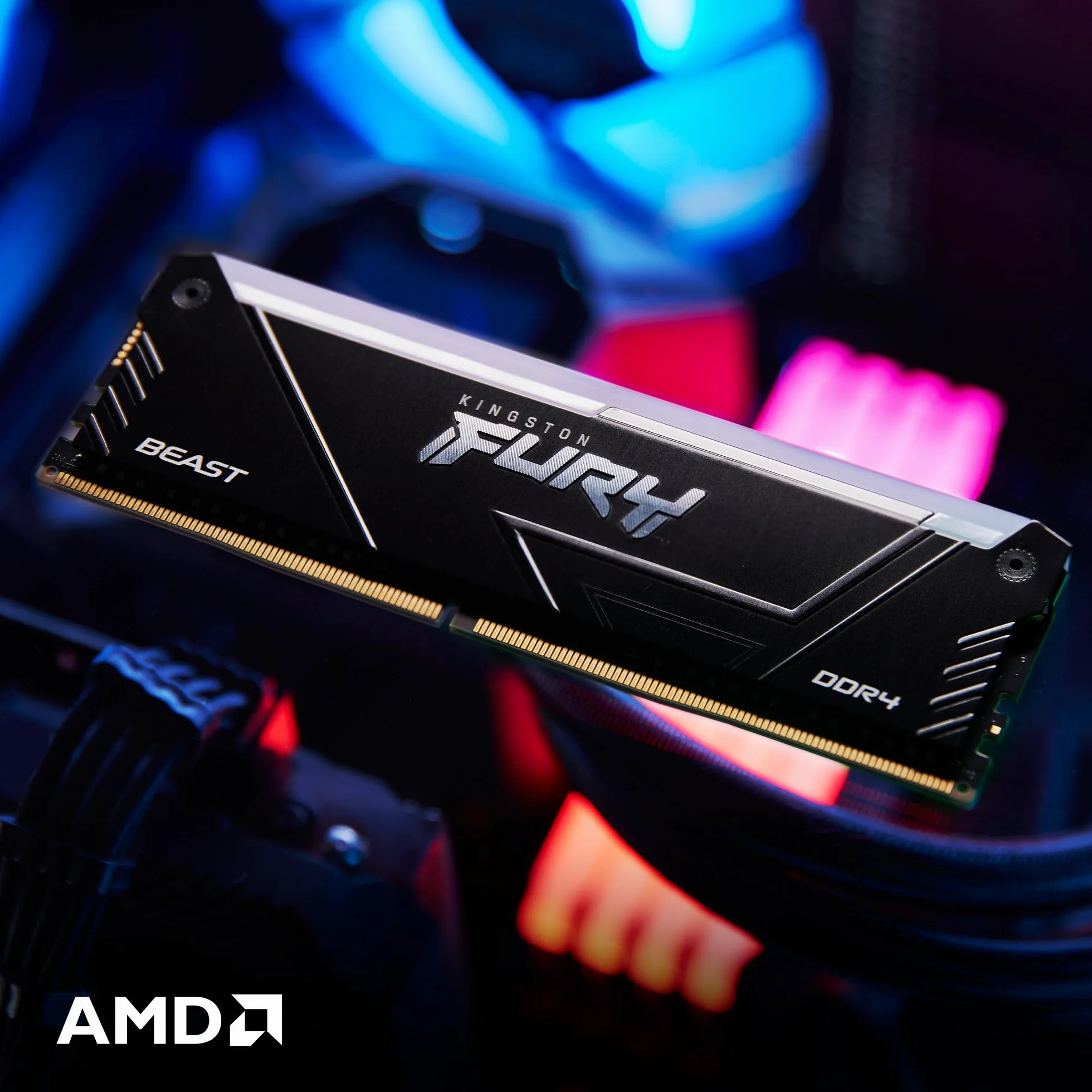 Kingston FURY Beast RGB 8 GB 3200 MT/s DDR4 CL16 DIMM pamięć komputera KF432C16BB2A/8