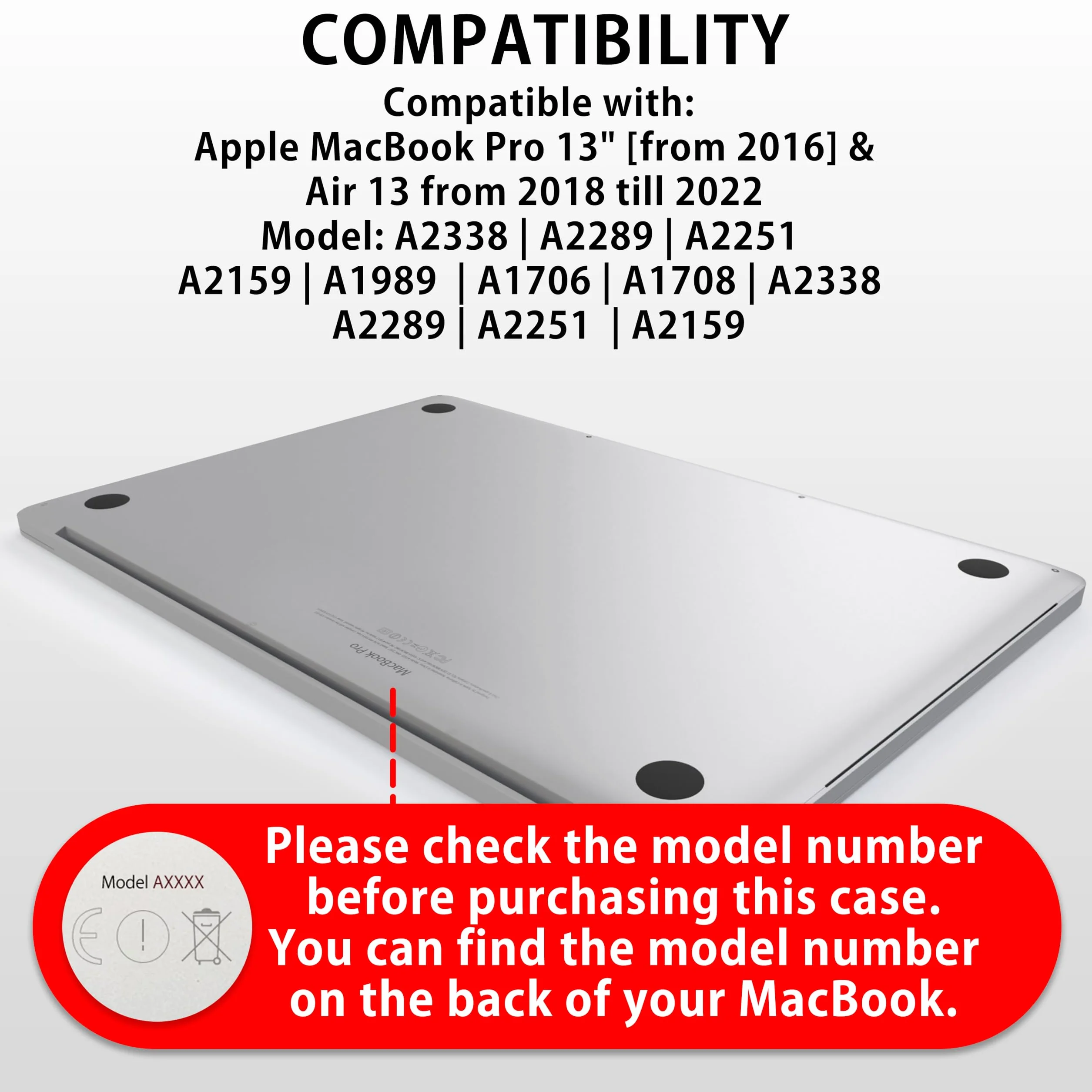 MyGadget Screen Protector [Przezroczysty] do Apple MacBook Pro 13"(od 2016) i Air 13" (2018-2020) M1 - Screen Protector Folia ochronna Krystalicznie przezroczysta folia ochronna