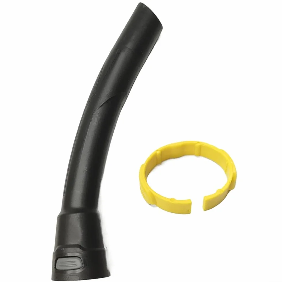 Zakrzywiona końcówka węża z uchwytem do odkurzacza, średnica na końcu 35 mm, zapasowy uchwyt pasuje do Karcher NT20/30/WD1 WD2 WD3 WD4 WD5 WD6 2.863-012.0