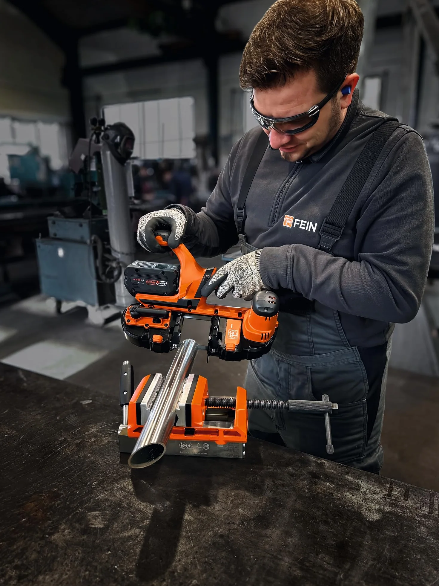 FEIN Para 110 mm, aluminiowe szczęki chroniące przed pryzmatem, 110 mm, najwyższa jakość, bez zarysowań, bezpieczne trzymanie