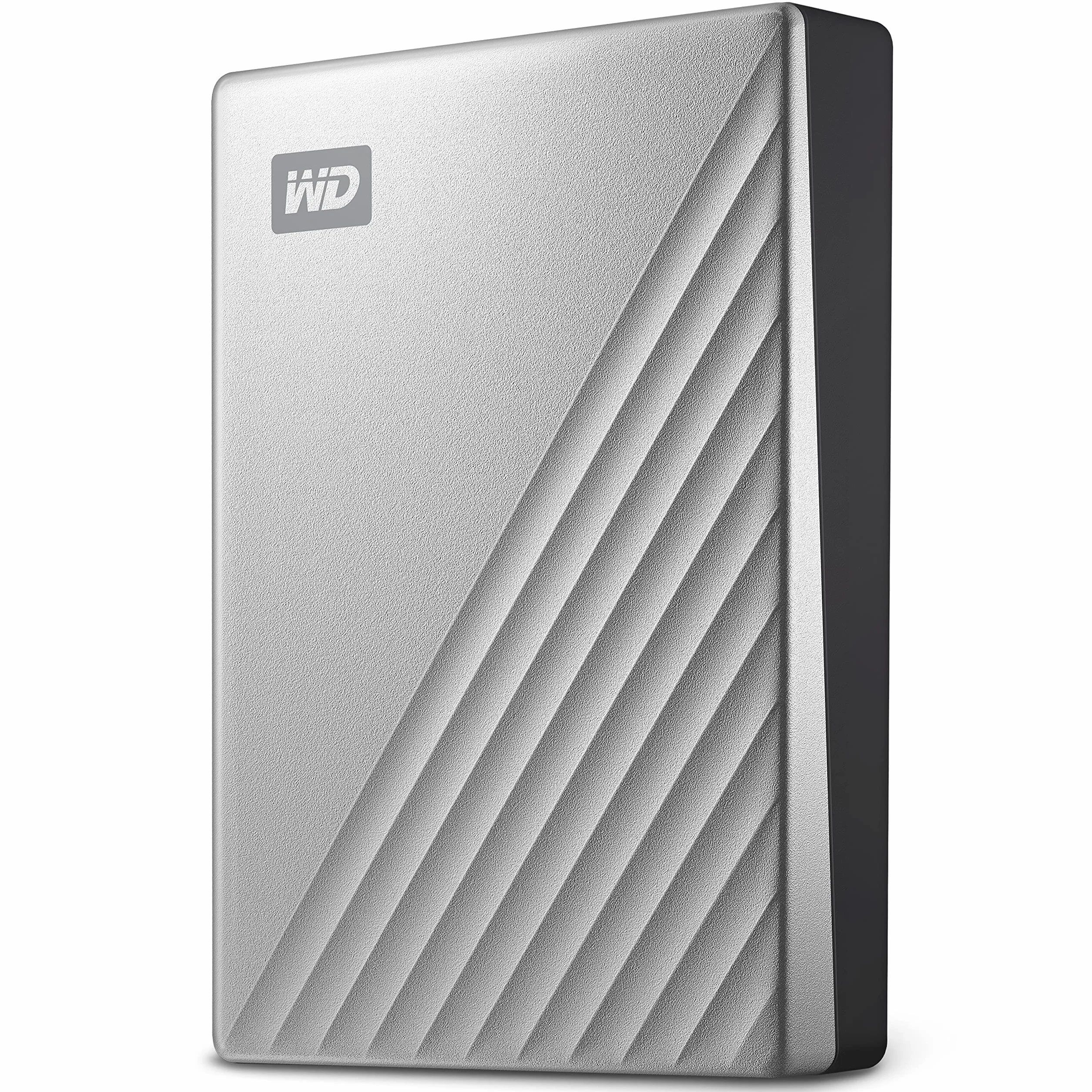 WD 2TB My Passport Ultra Portable HDD USB-C with software for device management, backup and password protection - Works with PC, Xbox X, Xbox S, PS4 and PS5 - Silver