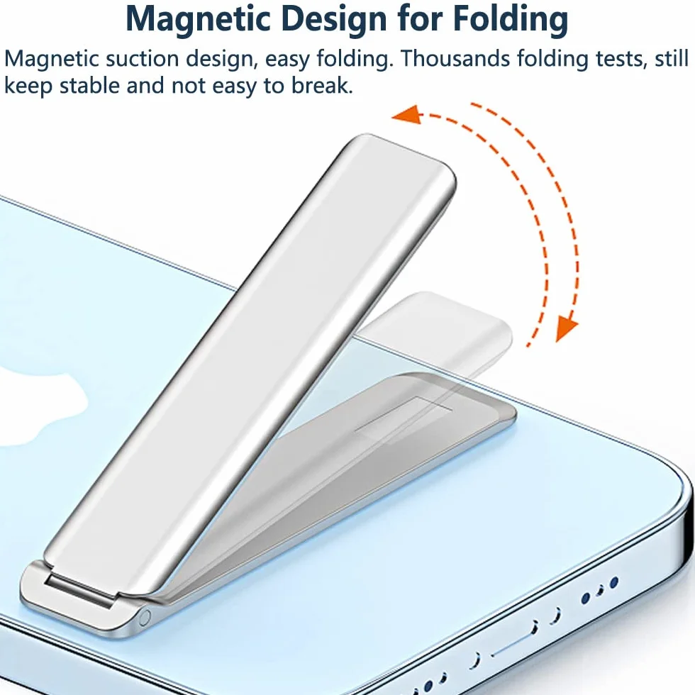 Kinizuxi Ultra cienki stojak na telefon komórkowy, pionowy/poziomy aluminiowy stojak na telefon komórkowy, regulowany kątowy uchwyt na telefon komórkowy do iPhone 14/13/12/11 Samsung akcesoria do