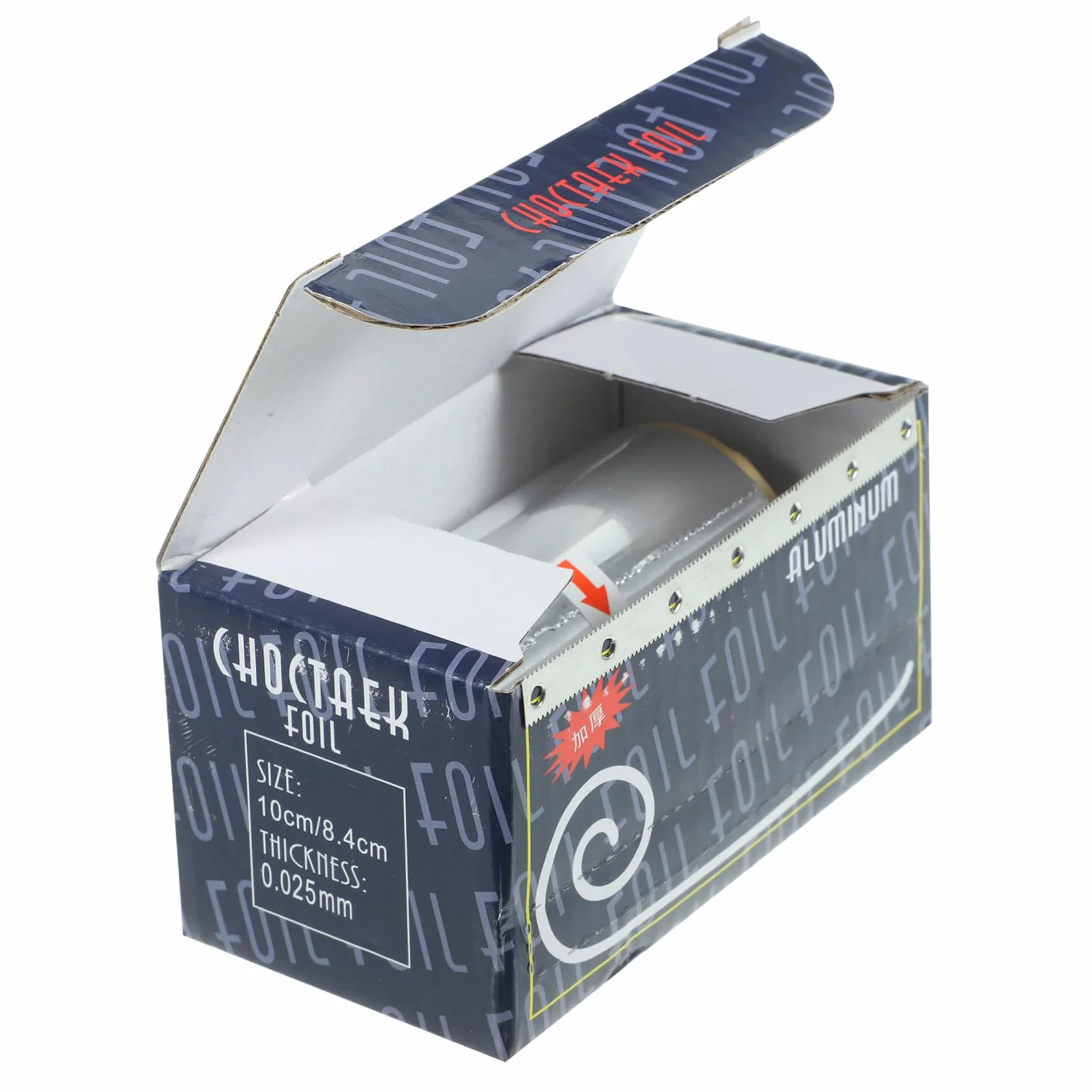 1rolka Roll of Hair Coloring Tin Foil Wygodny Materiał Do Koloryzacji Włosów Idealny Do Salonów Fryzjerskich i Łatwe Użyciu i Przechowywaniu Nie Przywiera