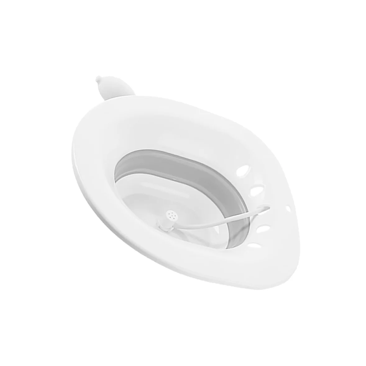 Składany bidet do pielęgnacji i higieny po porodzie, trwała, antypoślizgowa konstrukcja, idealny dla kobiet w ciąży i seniorów, wygodne rozwiązanie toaletowe dla większego komfortu