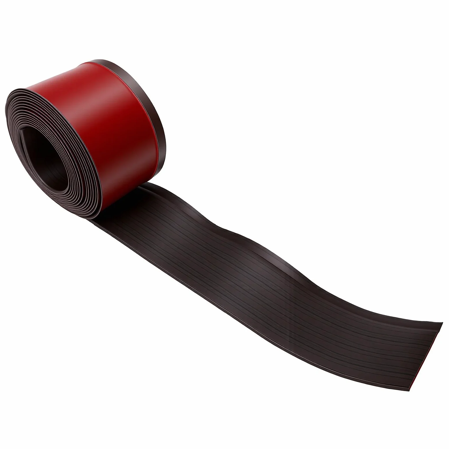 Generic Samoprzylepna Listwa Przypodłogowa do Bezproblemowego Zakrycia Szczelin Elastyczna Listwa Przypodłogowa z PCV do łazienki w Mieszkaniu 10 Cm X 6 M