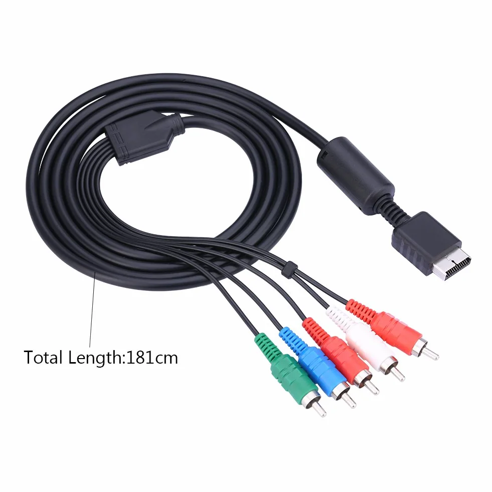 Kabel audio wideo 181 cm AV Multi Out to Component zamiennik do konsoli