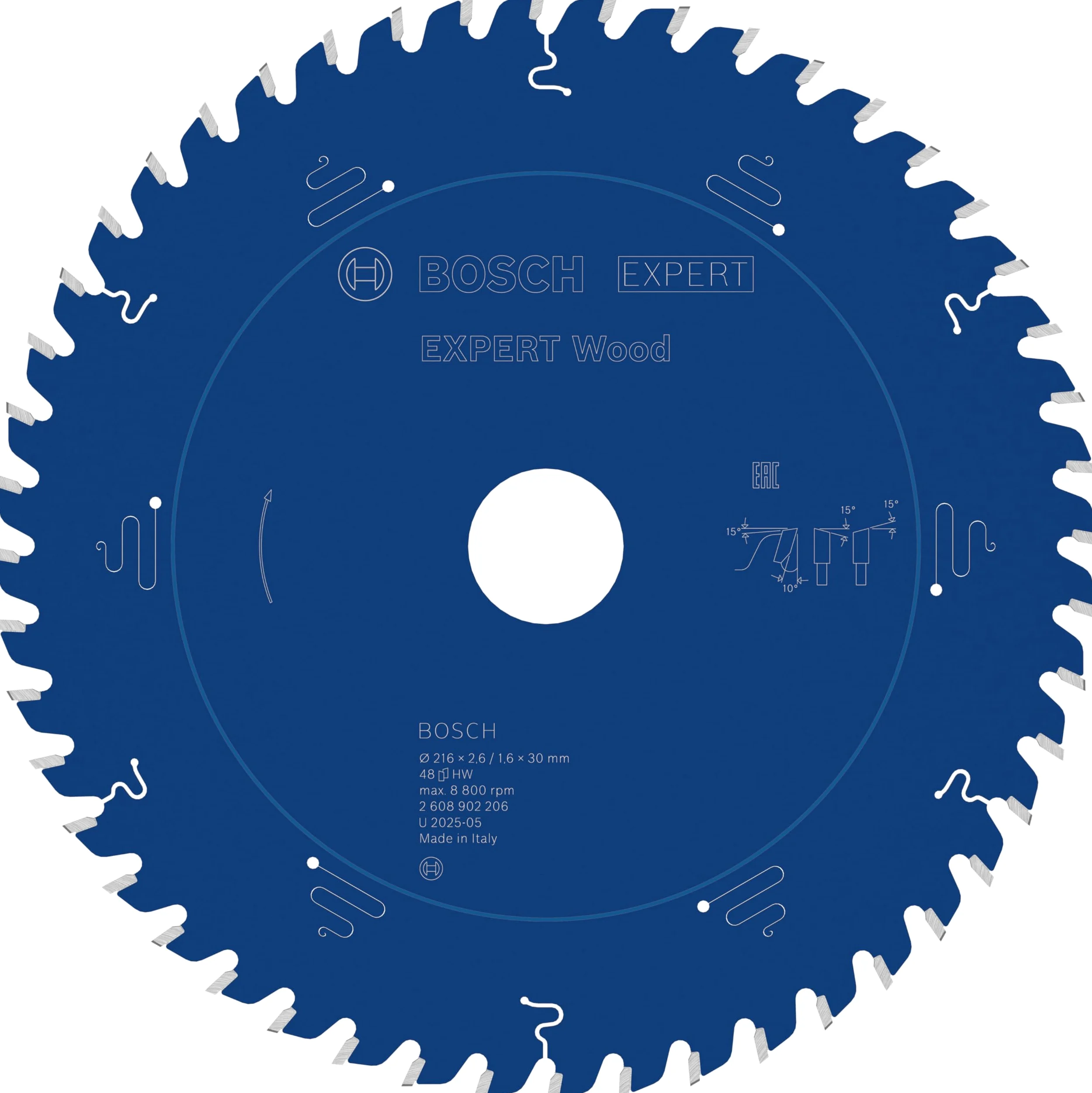 Bosch 1x Tarcza pilarska EXPERT Wood (do Miękkie drewno, Ø mm, Professional Akcesoria Przewodowa stołowa pilarka tarczowa)