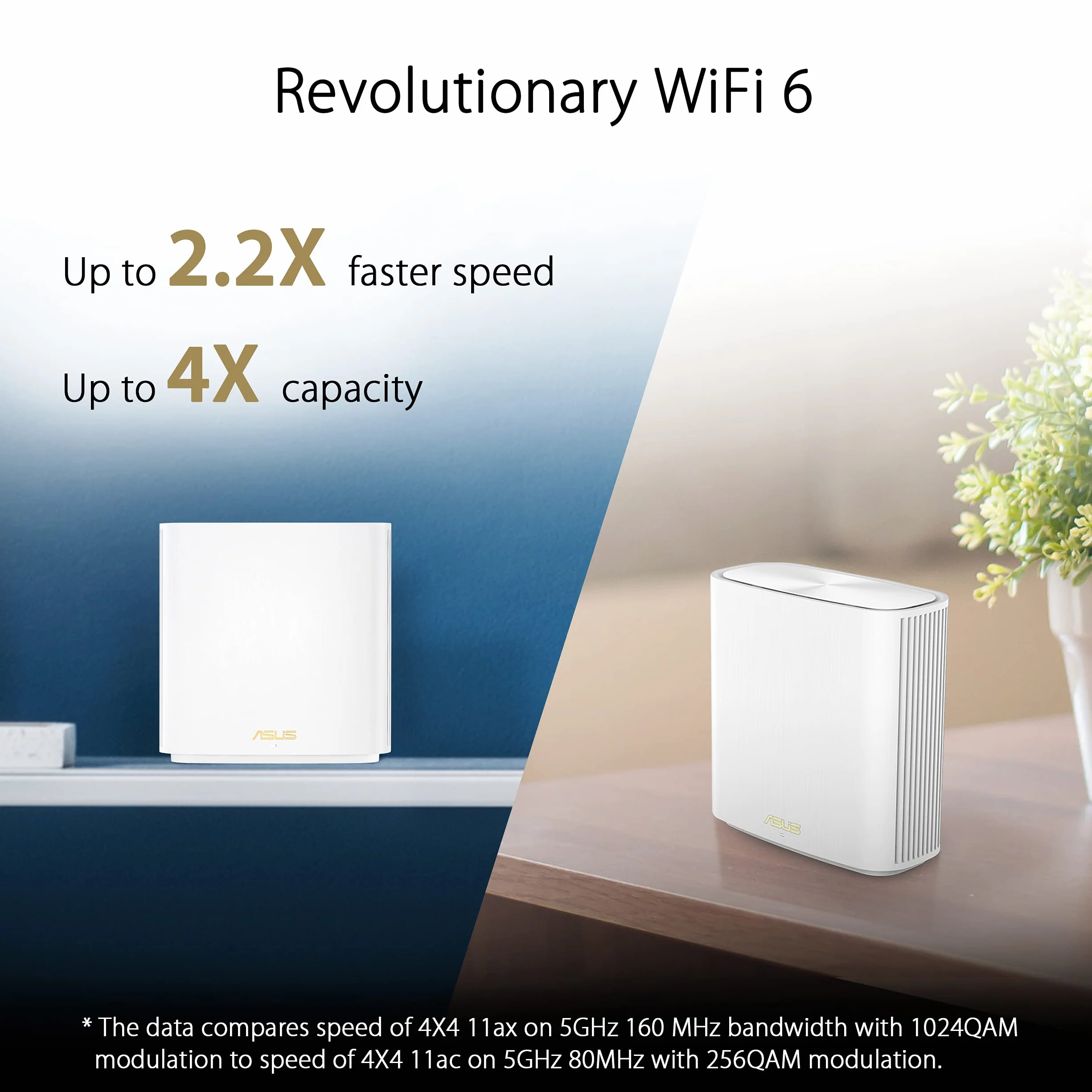Asus ZenWifi XD6S AX5400 Router Biały