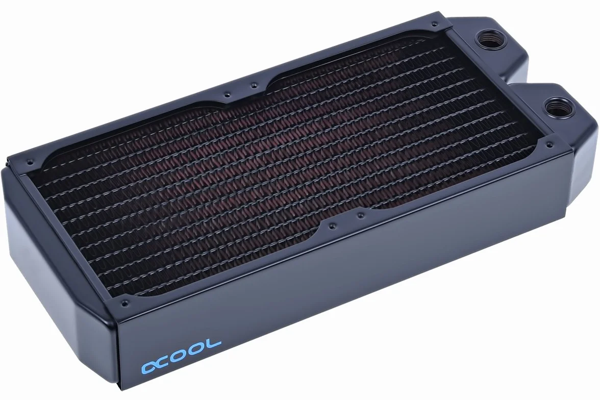 Alphacool NexXxoS XT45 Full Copper 240 mm Radiator chłodzenie wodą CPU miedź czarny