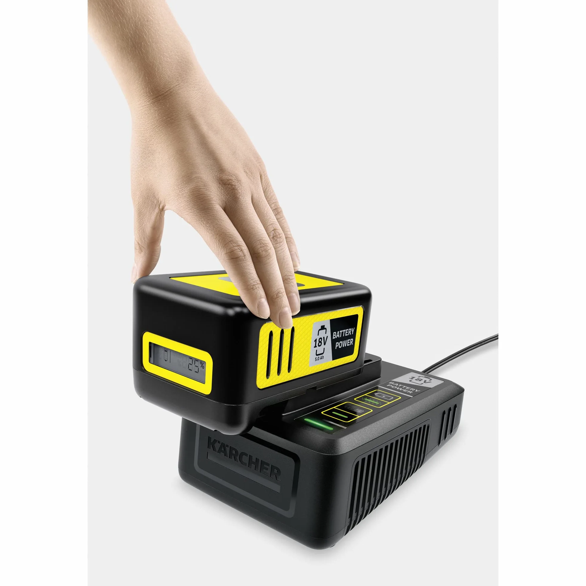 Kärcher Zestaw: szybka ładowarka + bateria 18 V / 5.0 AH