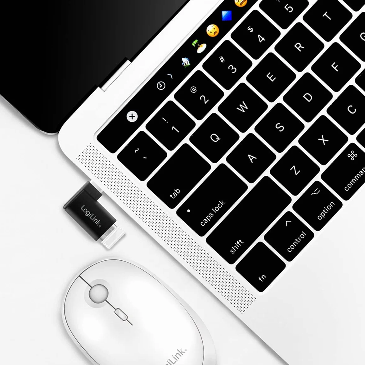 LogiLink AU0055 USB 3.2 Gen 1 adapter USB-C na USB-A kąt 90° czarny