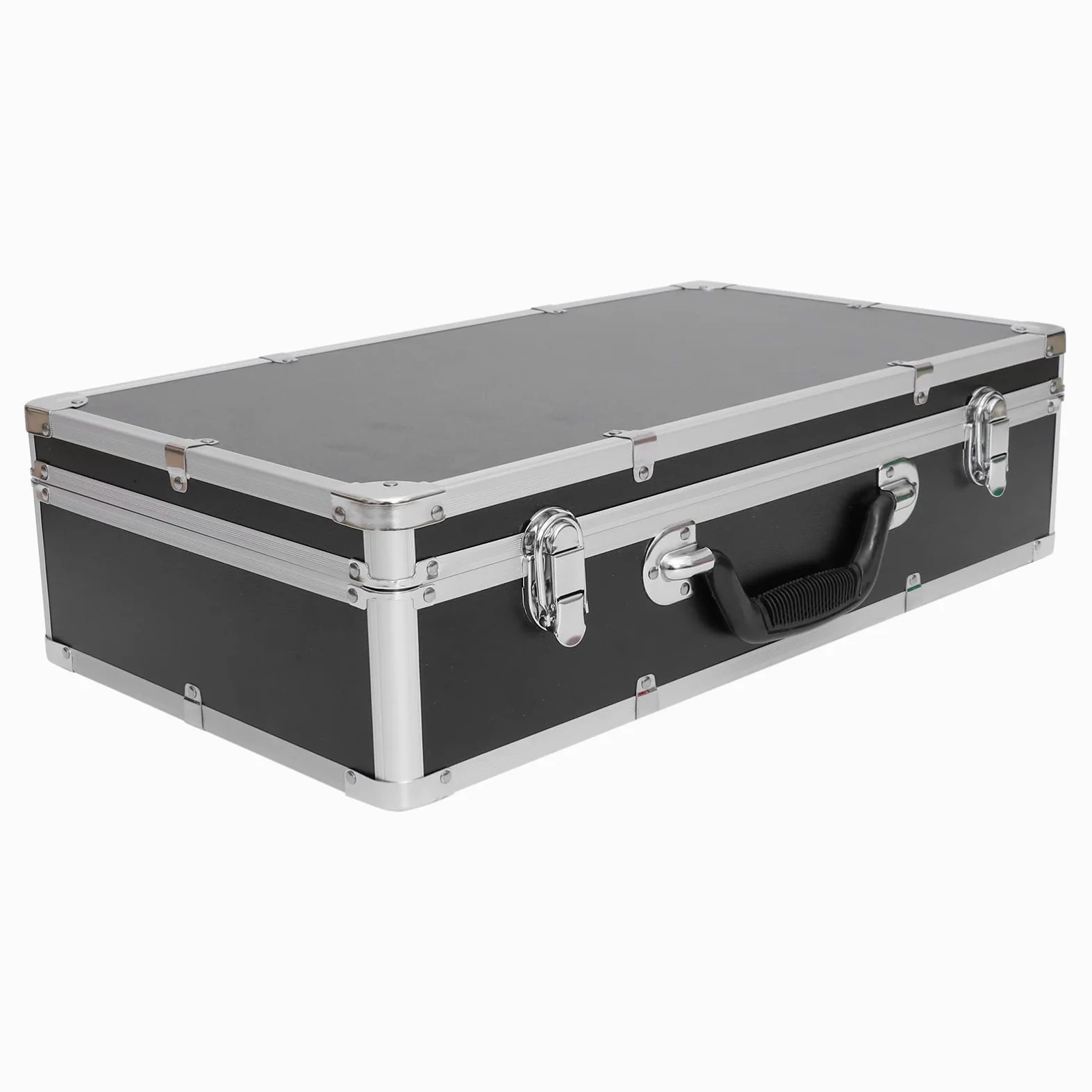 Aluminiowa walizka na narzędzia, wkładka piankowa, profesjonalny przenośny organizer na narzędzia do użytku na zewnątrz, 23 dł. x 3,5 szer. x 12,5 wys. (50 x 27 cm)