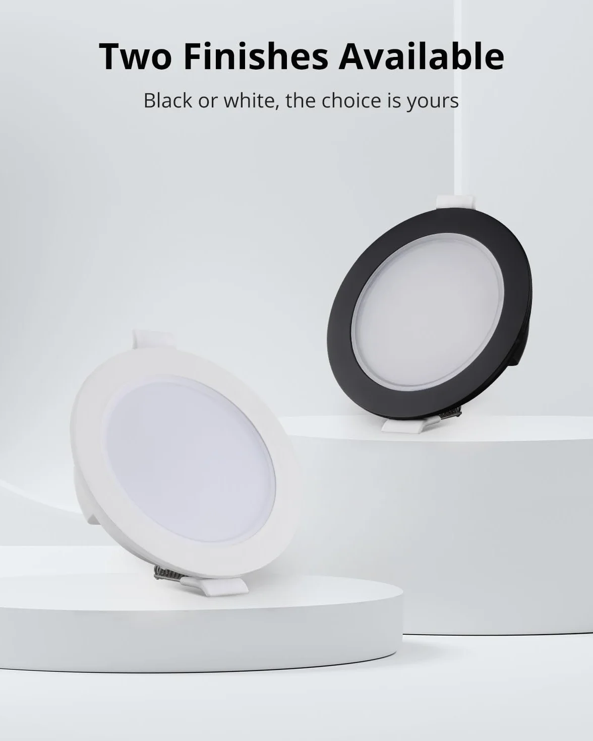 Gr4tec Reflektor łazienkowy LED, IP65, 20 sztuk, bardzo płaskie, białe neutralne, 4000 K, 5 W, 400 lm, wpuszczana reflektor 220 V, otwór 68–80 mm, wpuszczana lampa sufitowa LED do salonu, kuchni,