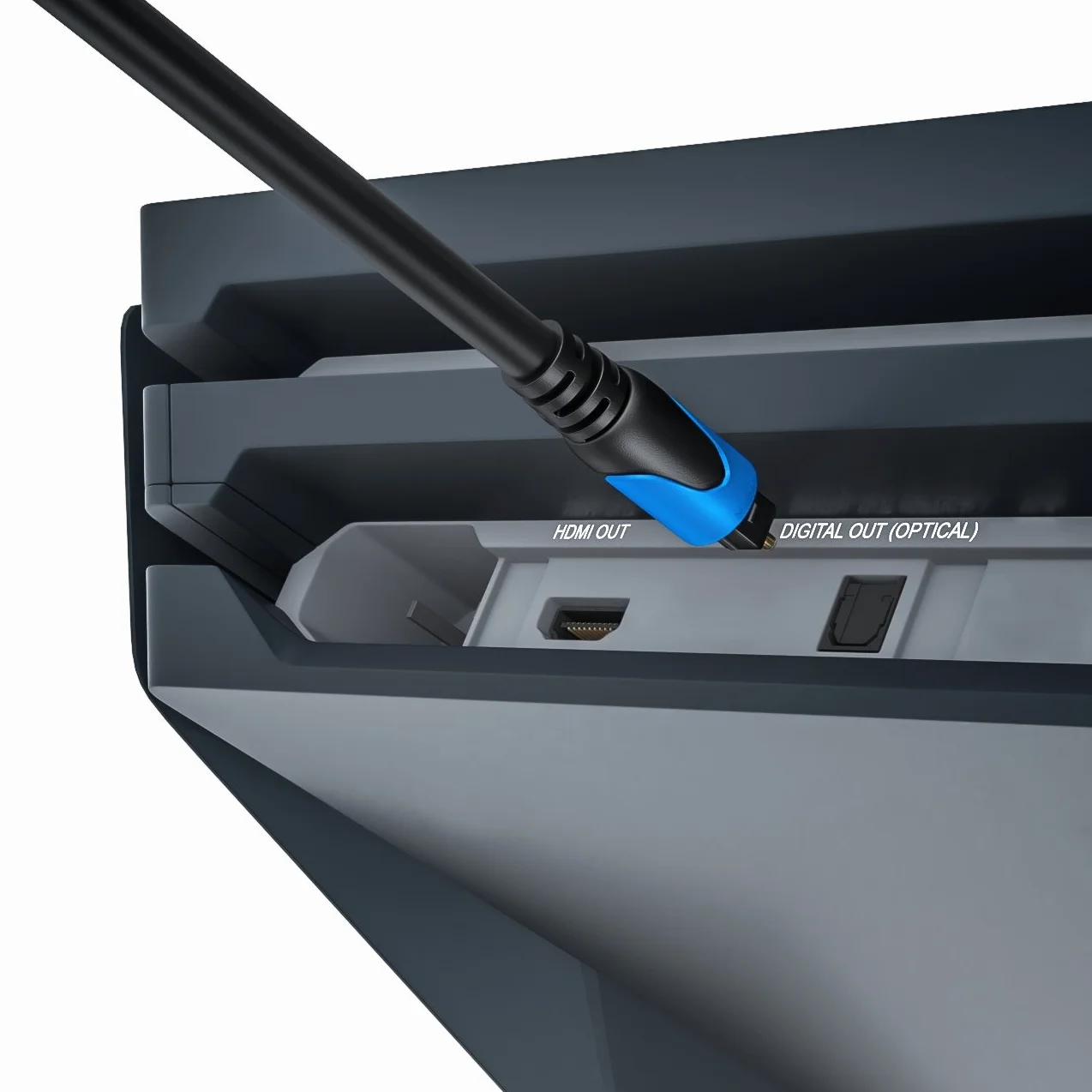 deleyCON 2m Optyczny Cyfrowy Audio Kabel SPDIF Toslink Światłowodowy