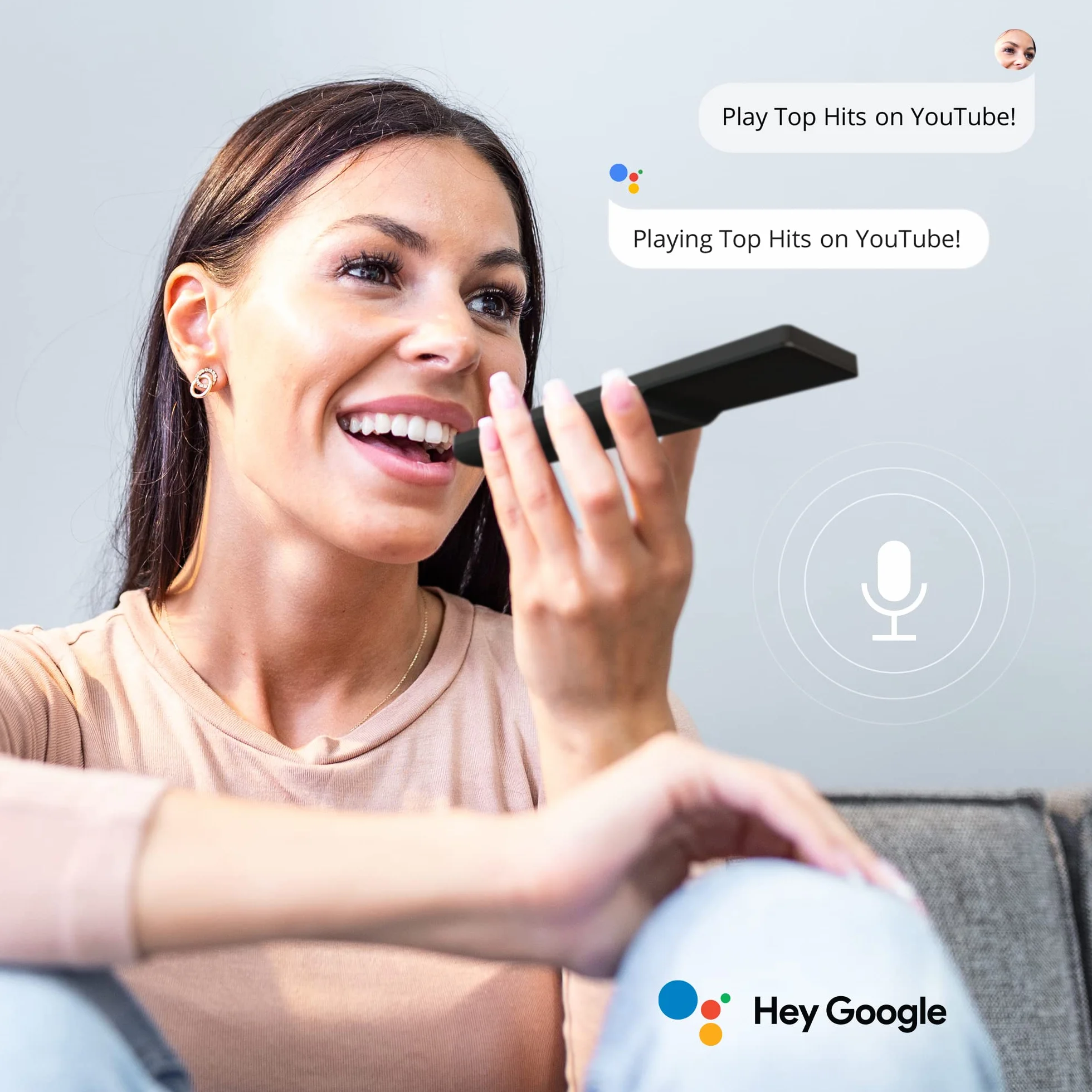 Nokia Streaming Stick 800, Android TV (Chromecast, HDMI, H.264, HEVC H.265, Netflix, Prime Video, Disney+), Schwarz