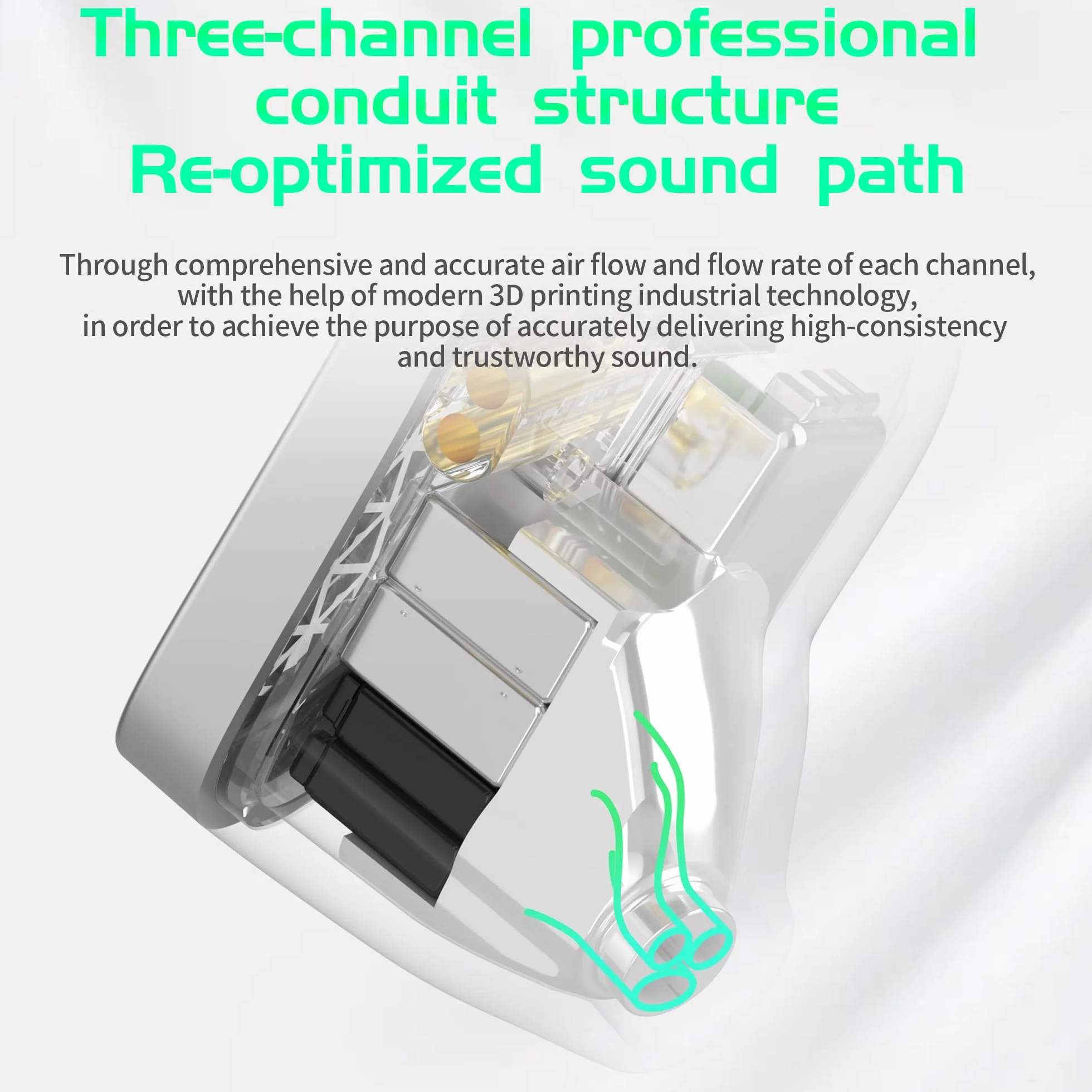 KZ AS16 PRO słuchawki douszne 8 przetworników Armature HiFi IEM czarne
