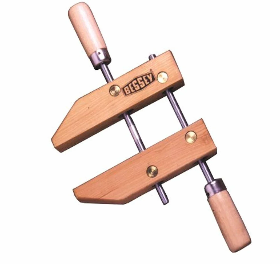 Bessey Tools HS-12 30 cm drewniany zacisk śrubowy ręczny, wrzeciona o dużej średnicy