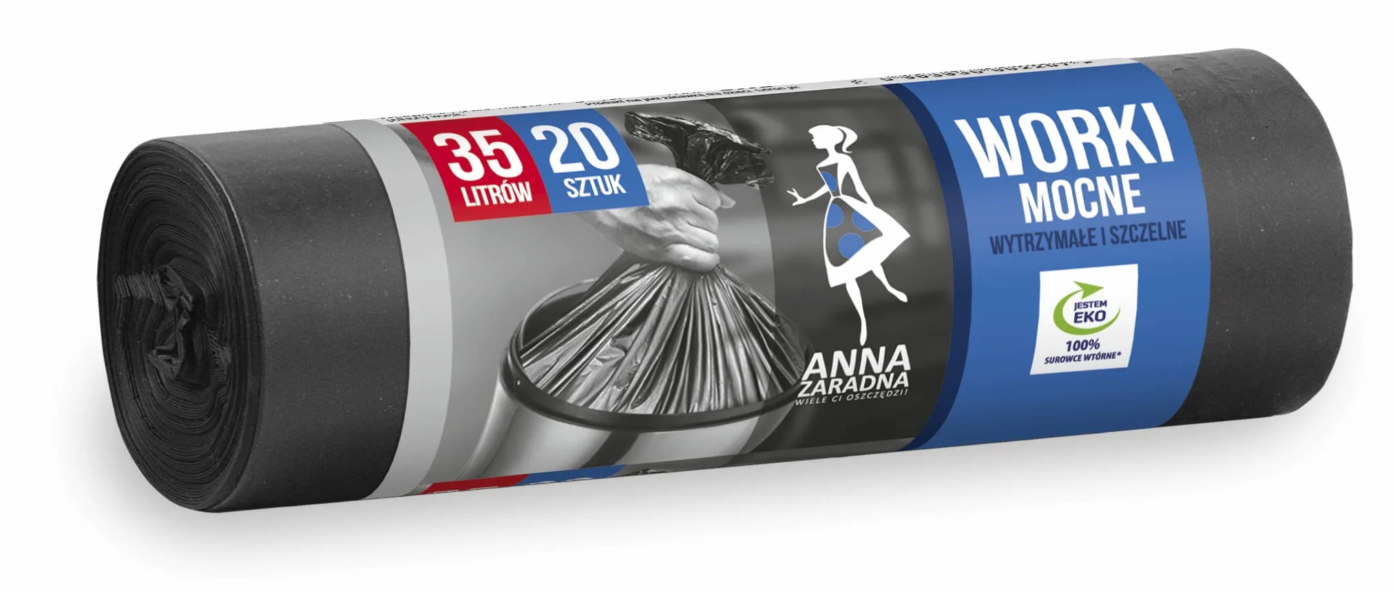 Anna Zaradna Worki na śmieci MOCNE 35L 20szt
