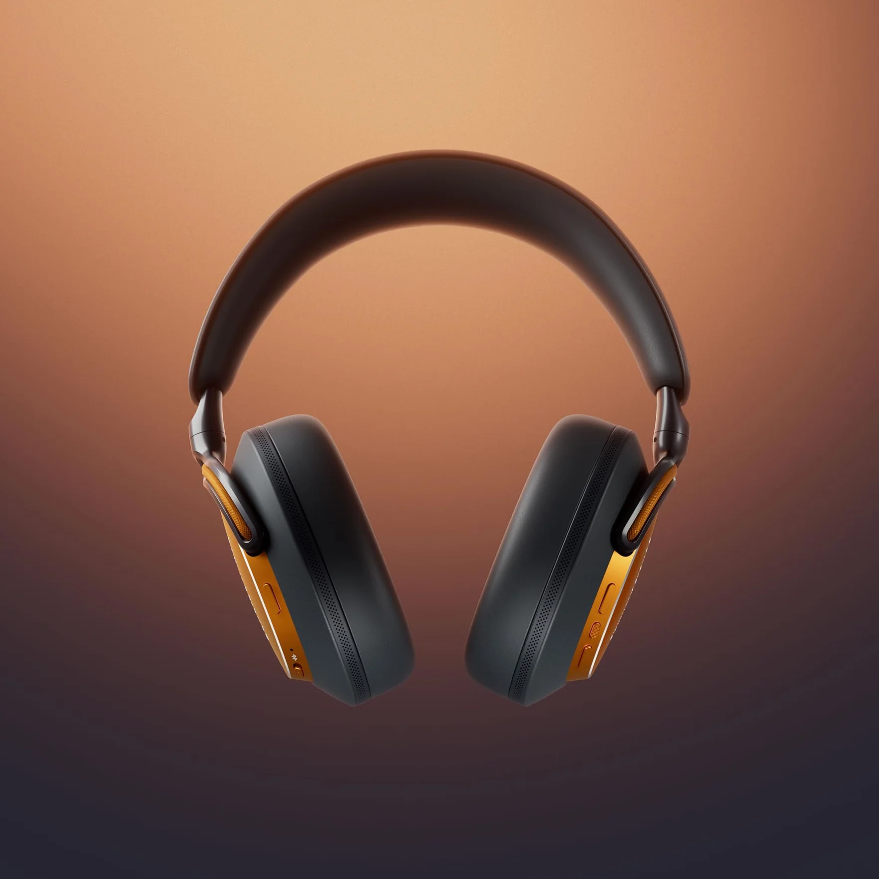 Bowers & Wilkins Px8 S2 McLaren Edition bezprzewodowe słuchawki z redukcją szumów, Bluetooth, szybkie ładowanie, 30h odtwarzania
