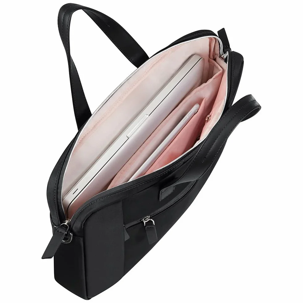 Samsonite Eco Wave - 15,6 -calowa torba laptopa z 1 kompachmentem, 39 cm, 10 L, czarny (czarny)