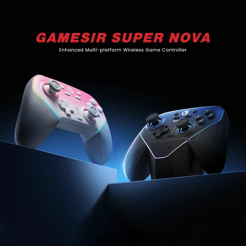 GameSir Super Nova Bezprzewodowy Kontroler 1000 Hz z Stacją Ładującą Switch/Switch 2 PC