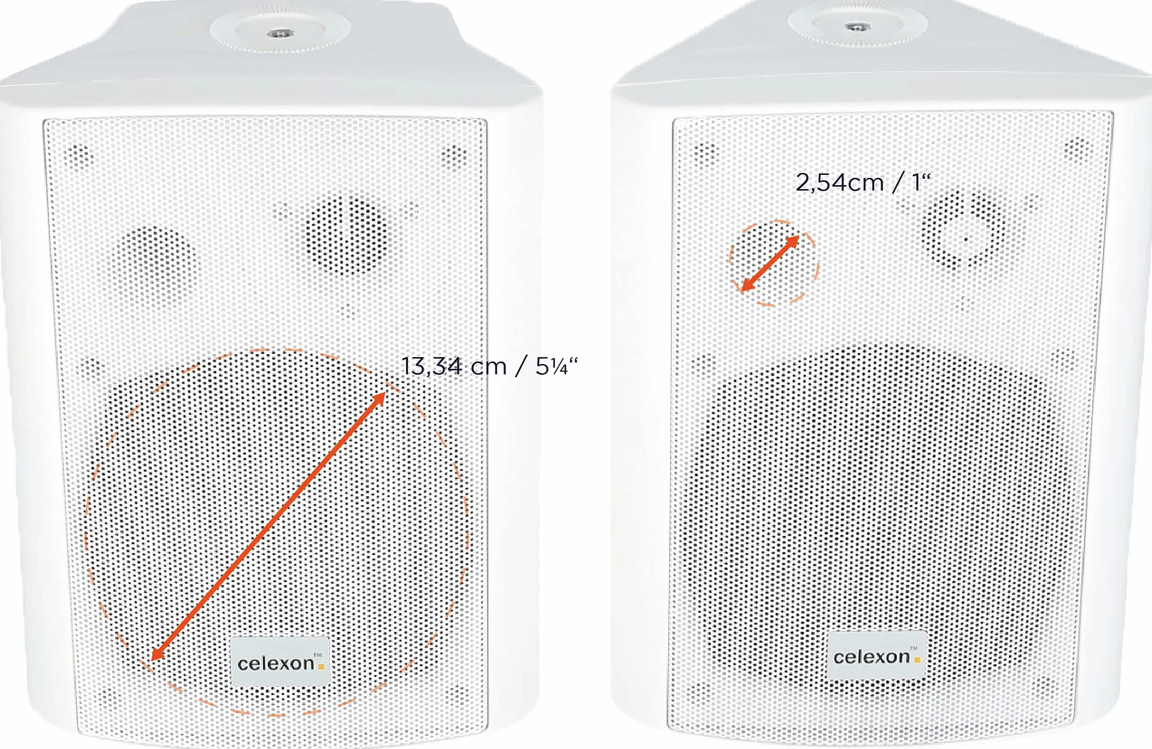 celexon Aktywny zestaw głośników biały 2 x 30 W