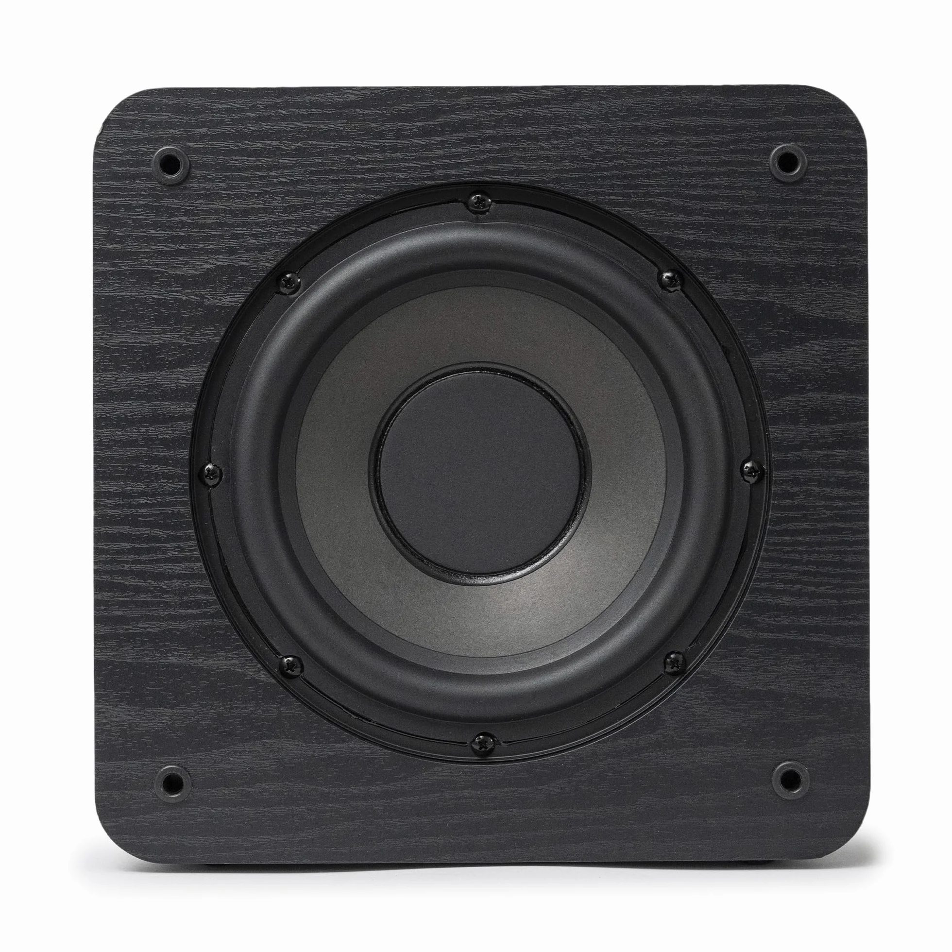 VULKKANO SUB8 Subwoofer aktywny 8-calowy, zasilany mocą 80 W RMS, częstotliwość 40 Hz - 250 Hz, regulowana zwrotnica, domowe audio i kino.
