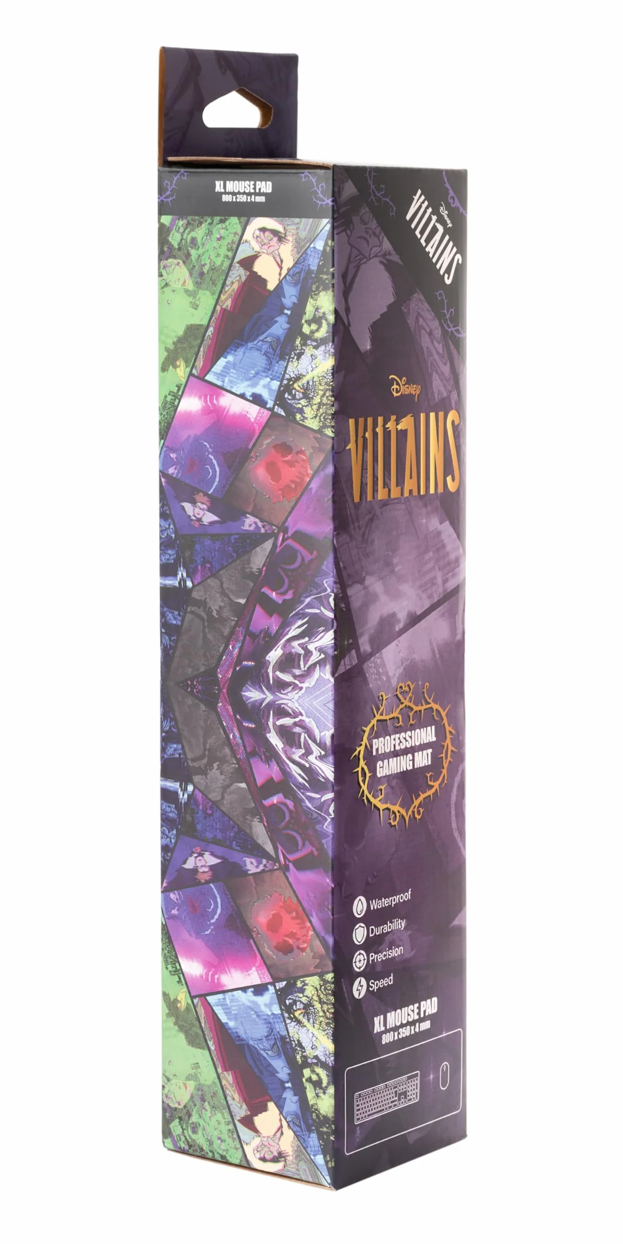 Grupo Erik Disney Villains Mouse Mat | Desk Pad | 31.5" x 13.78" | Non-Slip Rubber Base Mouse Pad, Gaming Mouse Pad, Keyboard Mouse Mat | Disney Gifts