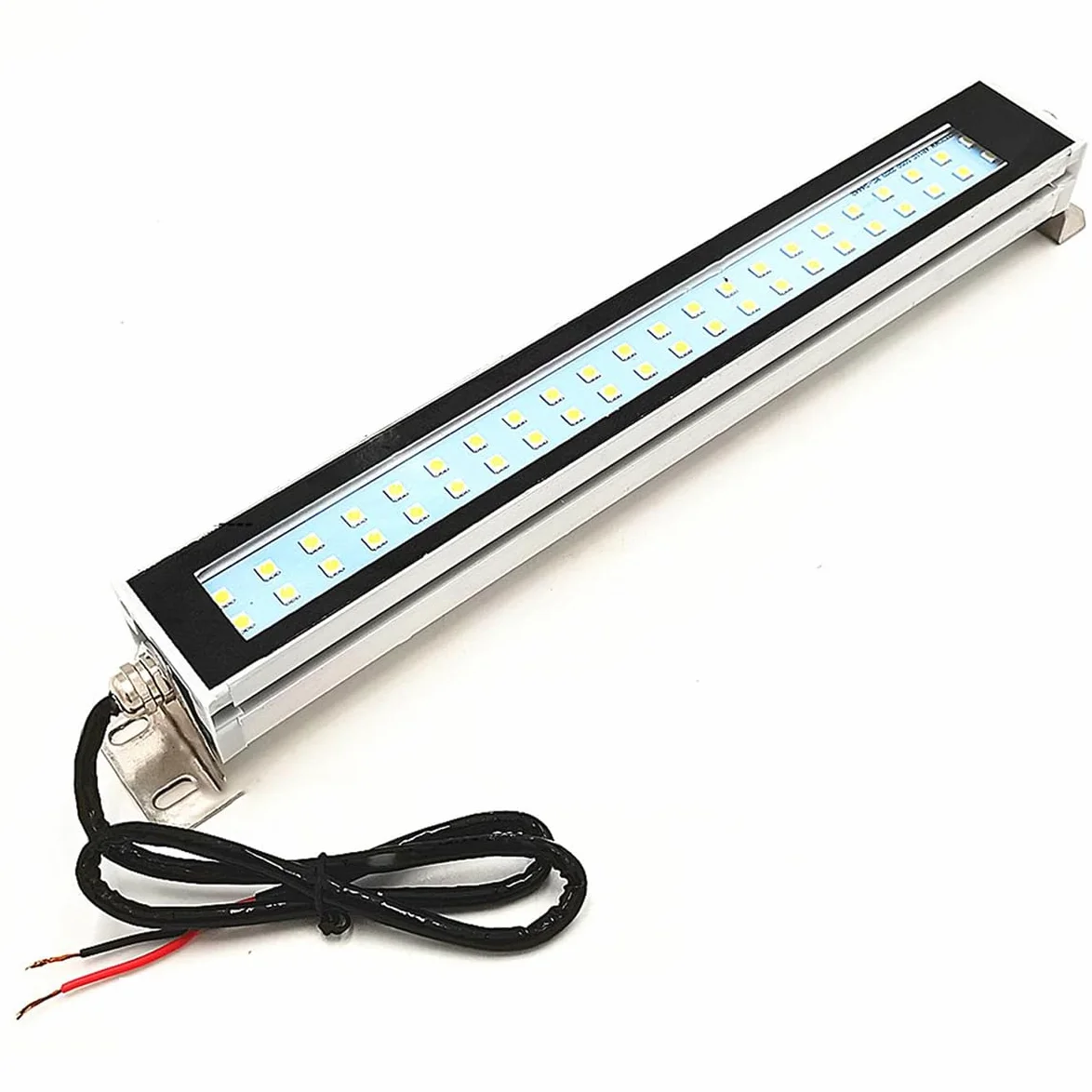 Lampa Warsztatowa LED Lampa świetlówkowa, Lampa Przeciwwybuchowa IP67, Regulowane Oświetlenie Wewnętrzne Maszyny CNC Z Regulacją 360°, Lampa Robocza Do Oświetlenia Przemysłowego(Size:40W,Color:24~36V)