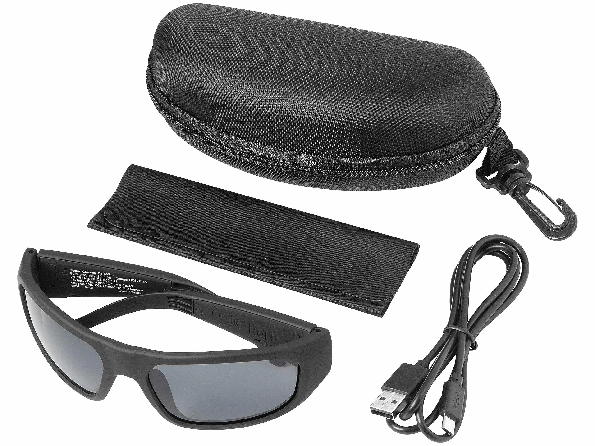 MusicMan BT-X59 bezprzewodowe okulary dźwiękowe Bluetooth otwarte ucho stereo soczewki polaryzacyjne