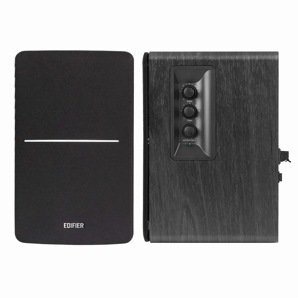 Edifier R1280DBs głośnik regałowy Active Bluetooth - wejście optyczne - dyfuzor monitor studyjny bezprzewodowy 2.0-42 W RMS z subwooferem Line Out - czarny