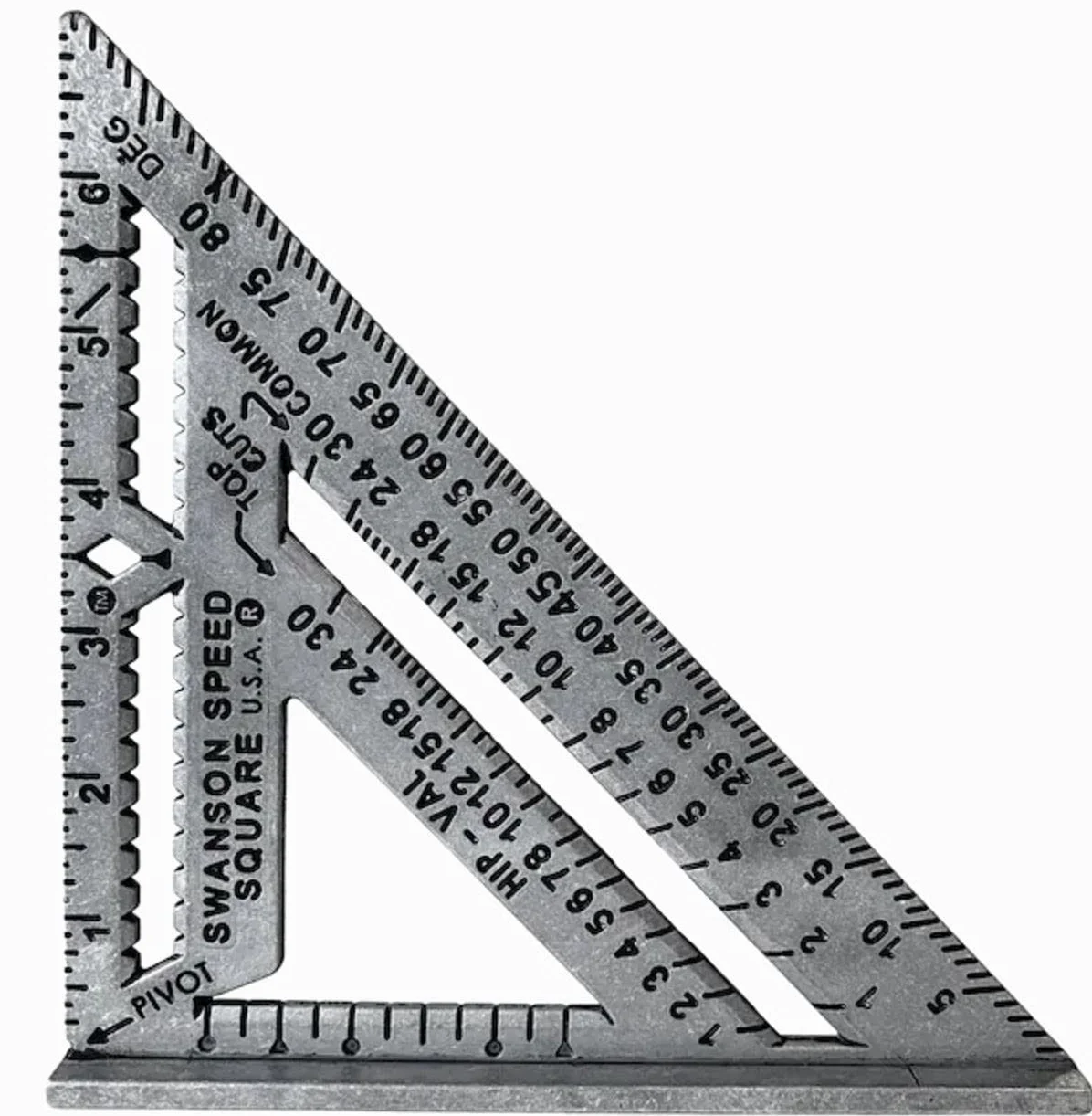 Swanson Tool Co S0100 Pro Carpenters Construction Aluminium Speed Square