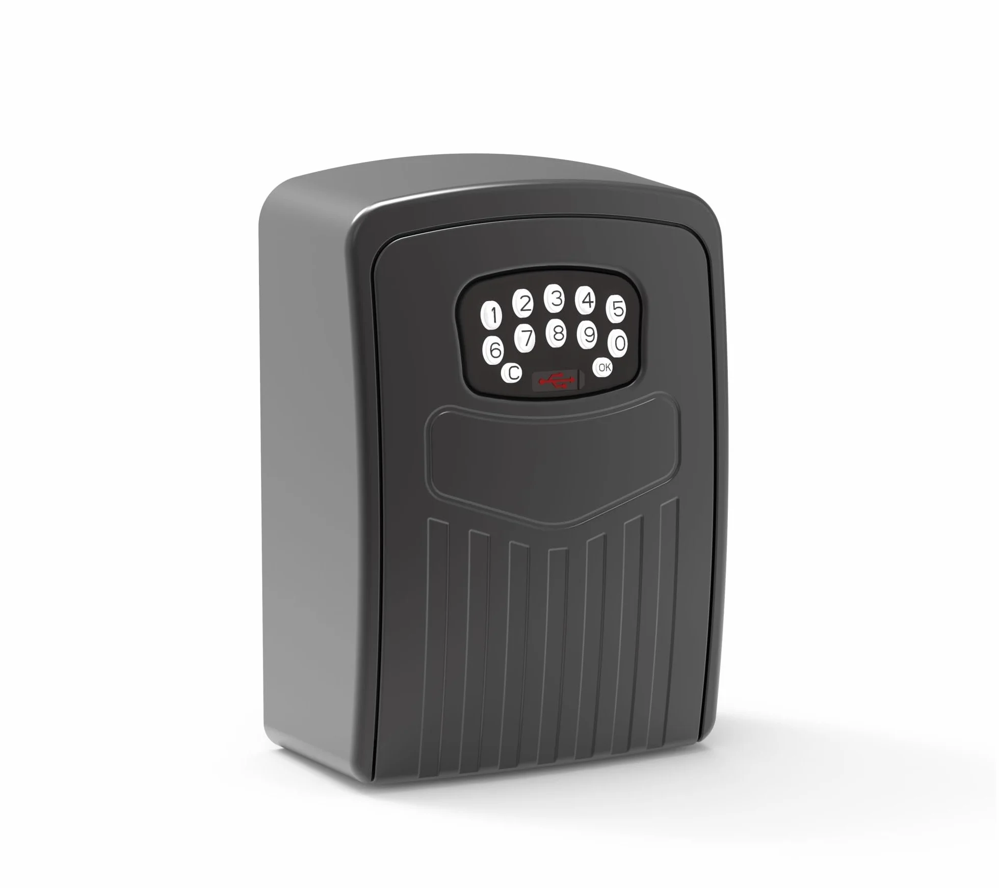 Mały sejf Tuya Smart Key Lock Box naścienny sejf na klucze ze stopu aluminium odporny na warunki atmosferyczne z kodem schowek na klucze Lock Box Indoor Outdoor do domu, biura, hotelu, podróży(TUYA ke
